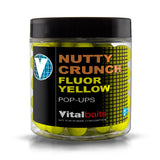 Pop ups Vitalbaits Nutty Crunch Fluor amarillos 18 mm