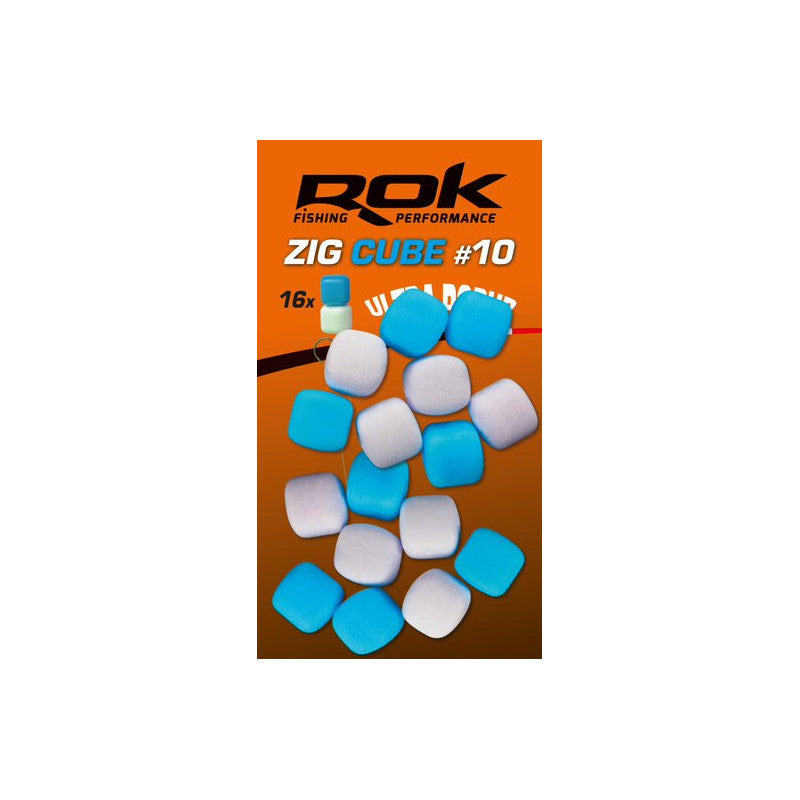 Pop up Zig Cube Rok Fishing Azul/Blanco 10