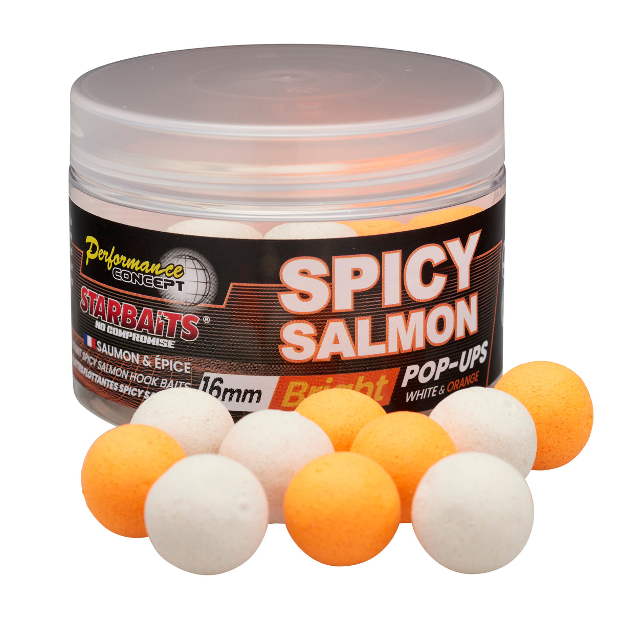 Pop ups Starbaits PC Spicy Salmon Bright 16 mm