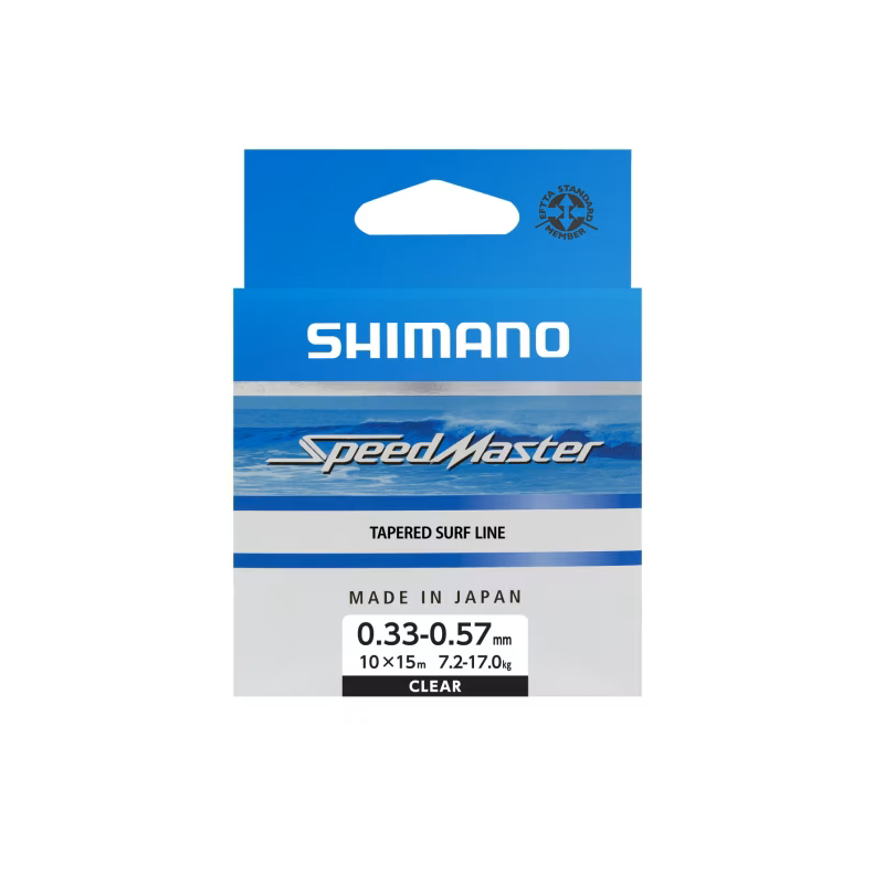 Puentes de línea cónicos Shimano Speedmaster Surf Taper Id 0,33 - 0,57 mm - 10 x 15 m