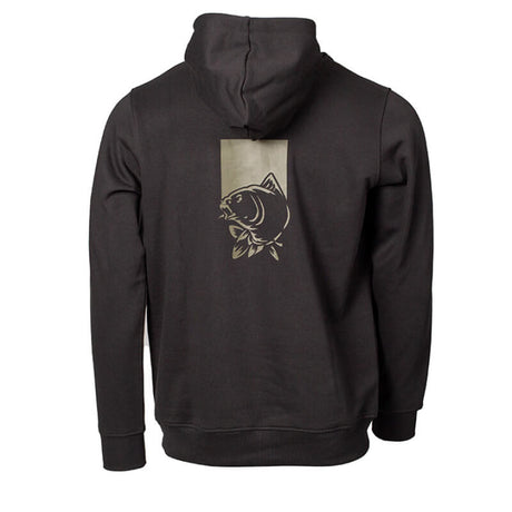 Sudadera Nash Fish Box Logo Negra - Tienda Carpfishing