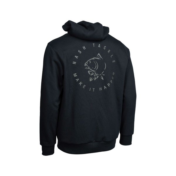 Sudadera Nash Make It Happen Carp Logo Negra