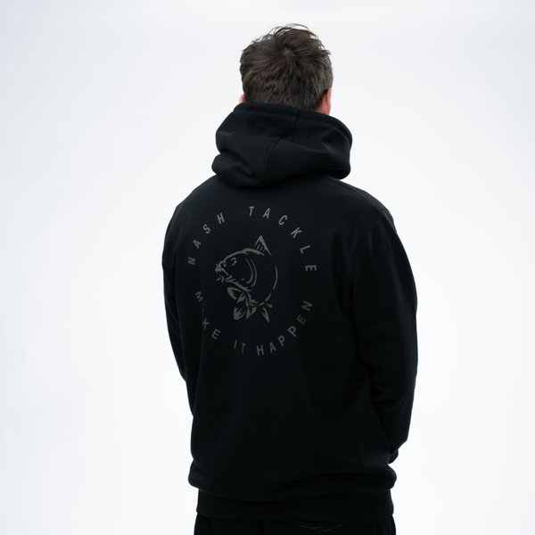 Sudadera Nash Make It Happen Carp Logo Negra