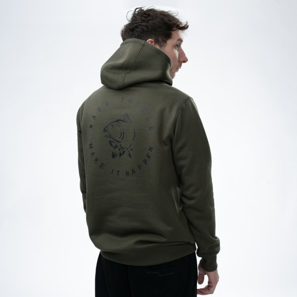 Sudadera Nash Make It Happen Carp Logo Verde