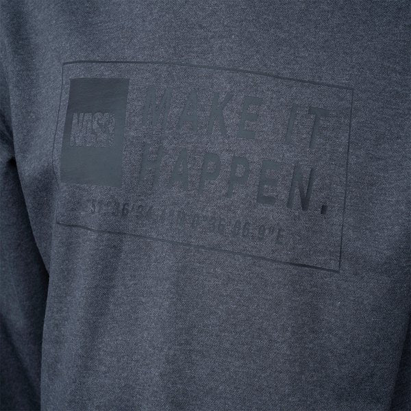 Sudadera Nash Make It Happen Coordinates Gris Azulado