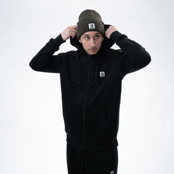 Sudadera Nash Make It Happen con cremallera Negra