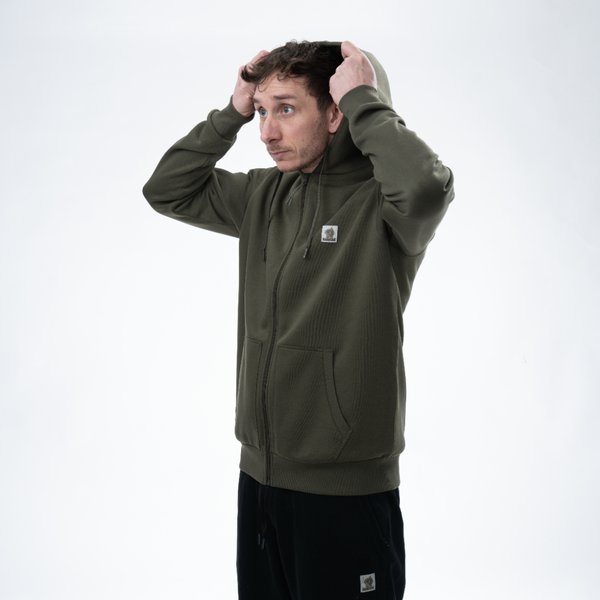 Sudadera Nash Make It Happen con cremallera Verde
