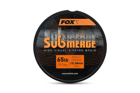 Trenzado Fox Submerge Sinking Naranja 300 m