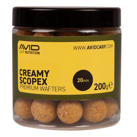 Wafter Avid Carp Premium Creamy Scopex 20 mm - Tienda Carpfishing
