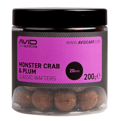 Wafters Avid Carp Monster Crab & Plum 20 mm - Tienda Carpfishing