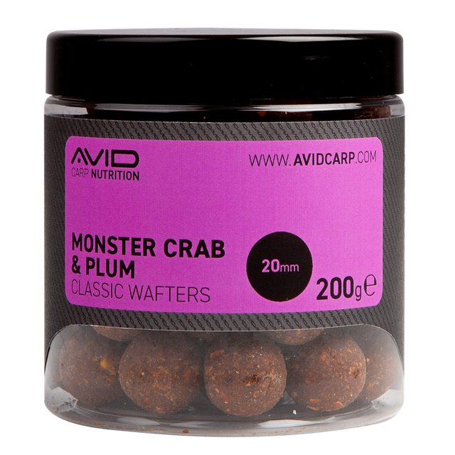 Wafters Avid Carp Monster Crab & Plum 20 mm - Tienda Carpfishing