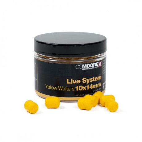 Wafters Dumbells Ccmoore Live System Amarillo 10-14 mm - Tienda Carpfishing