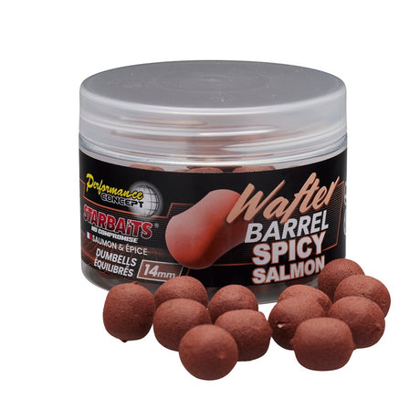 Wafters Dumbells Starbaits Barrel Spicy Salmon 14 mm - Tienda Carpfishing