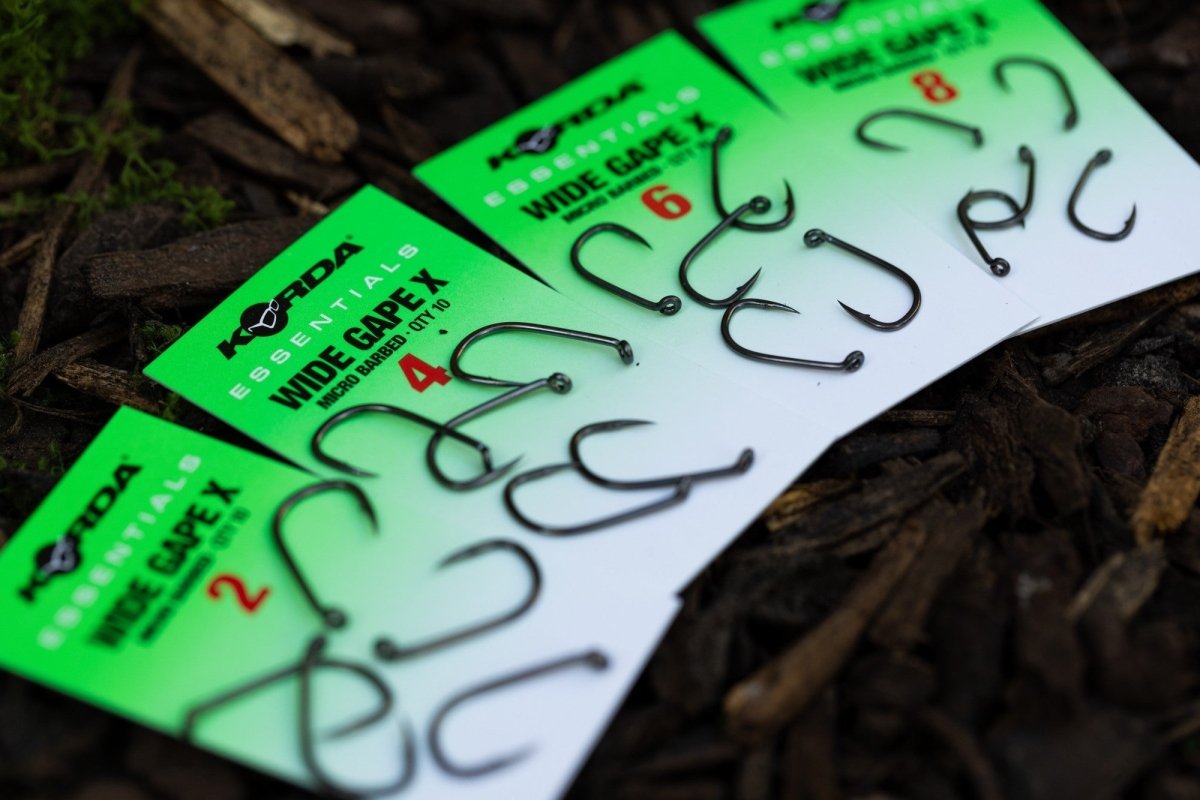 Anzuelos Korda Essentials Wide Gape X - Tienda Carpfishing