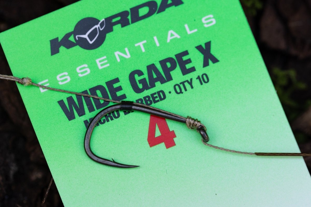 Anzuelos Korda Essentials Wide Gape X - Tienda Carpfishing