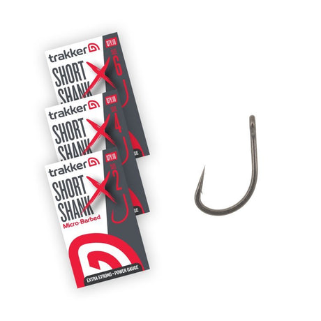Anzuelos Trakker Short Shank XS - Tienda Carpfishing