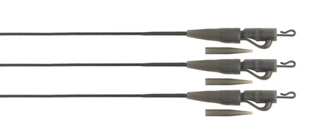 Bajos de línea montados Fox Edges Naturals Leadcore Lead Clip Leaders 50 lb - Tienda Carpfishing