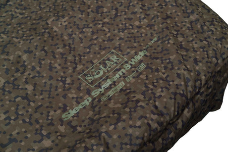 Bed Chair con saco de dormir Solar SP C-Tech Memory Foam 8 patas Wide - Tienda Carpfishing
