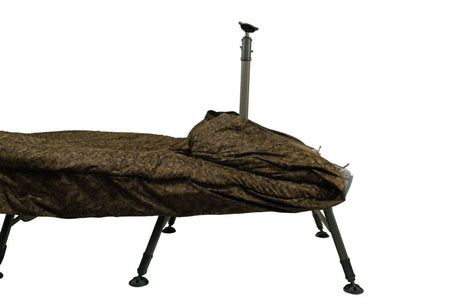Bed Chair con saco de dormir Solar SP C-Tech Memory Foam 8 patas Wide - Tienda Carpfishing