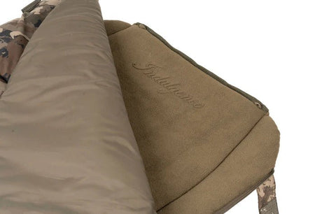 Bed Chair Nash Indulgence 4 Junior Sleep System Camo - Tienda Carpfishing