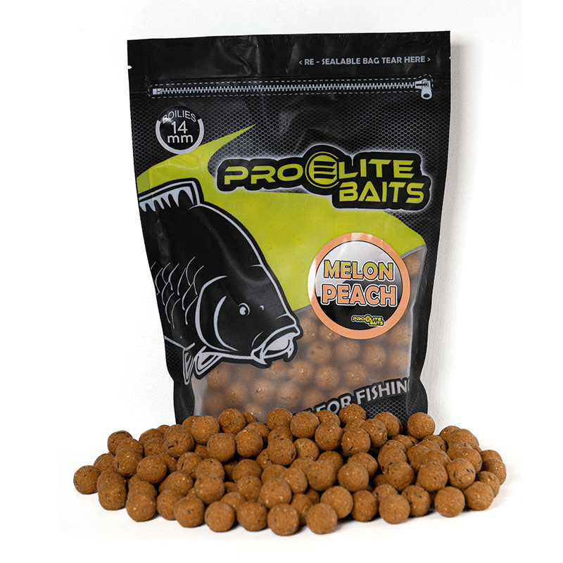 Boilies Pro Elite Baits Melon & Peach 14 mm - Tienda Carpfishing