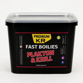 Boilies Solubles Krom Quality Plakton & Krill 24 mm 5KG - Tienda Carpfishing