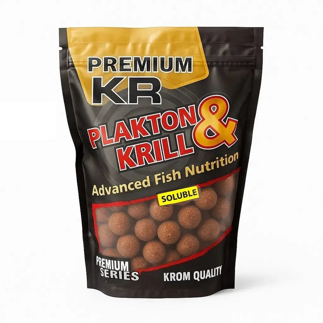 Boilies Solubles Krom Quality Plakton & Krill 24 mm 800G - Tienda Carpfishing