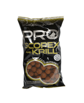 Boilies Starbaits Probiotic Scopex Krill 20 mm - Tienda Carpfishing