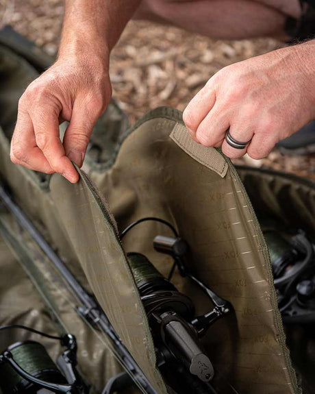 Cañero 3 cañas 8-10 pies Fox Camolite - Tienda Carpfishing