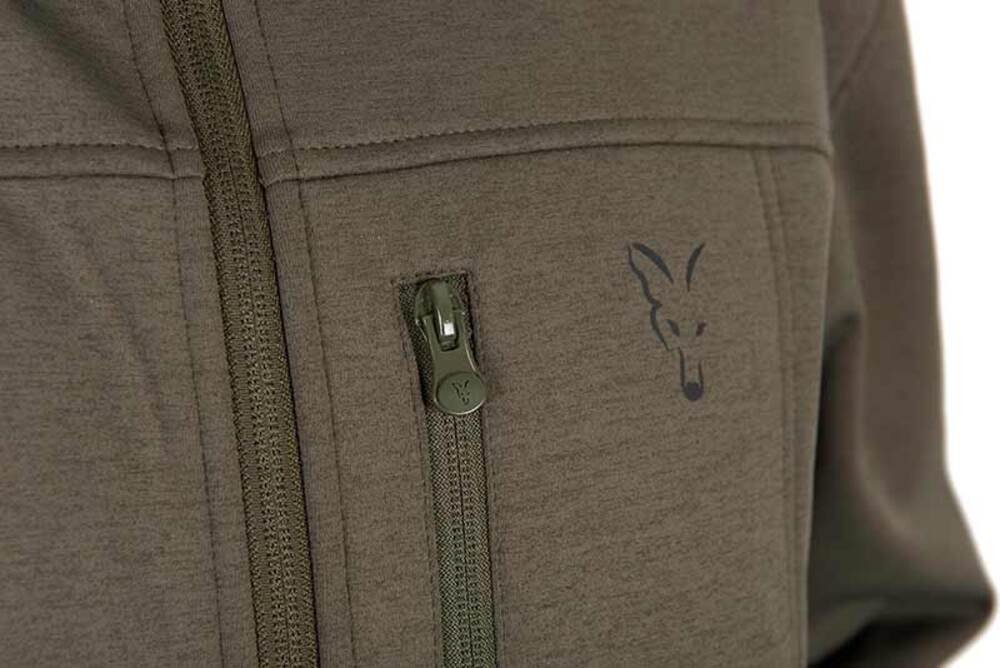 Chaqueta Fox Shell Verde/Negra - Tienda Carpfishing