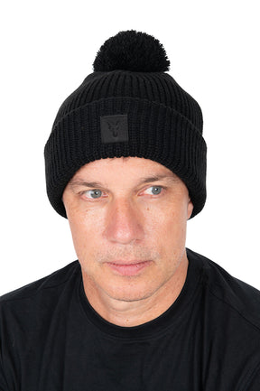 Gorra Fox Gorro Fox Black HD con pompón.