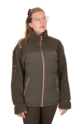 Chaqueta híbrida de forro polar Fox Explorer para Mujer - 8-10