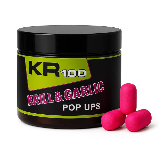 Dumbells Pop Ups Krom Quality KR100 Pink Krill & Garlic - Tienda Carpfishing