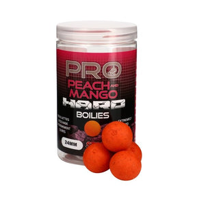 Hard Boilies Starbaits Probiotic Peach Mango 24 mm - Tienda Carpfishing