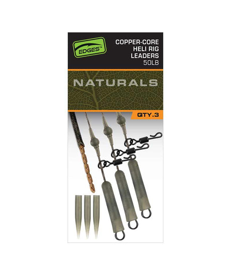 Heli Rig Leaders Fox Edges Copper Core 50 lb - Tienda Carpfishing