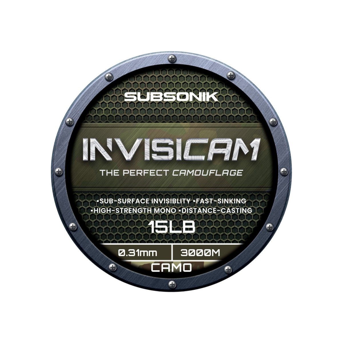 Hilo Sonik Subsonik Invisicam 3000 m - Tienda Carpfishing