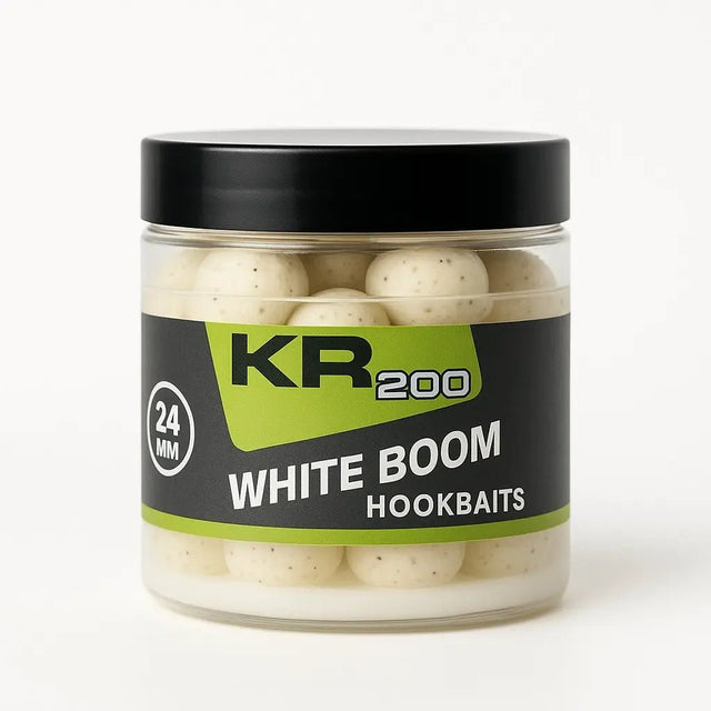 Hook Baits Krom Quality KR200 White Boom 24 mm - Tienda Carpfishing