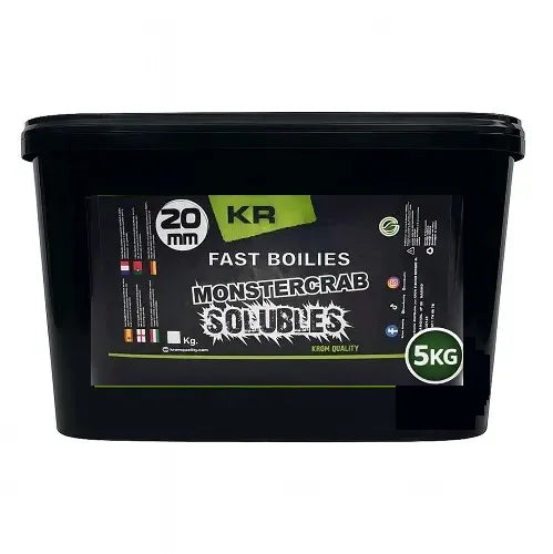 Boilies Solubles Krom Quality KR600 Monster Crab 20 mm 5KG