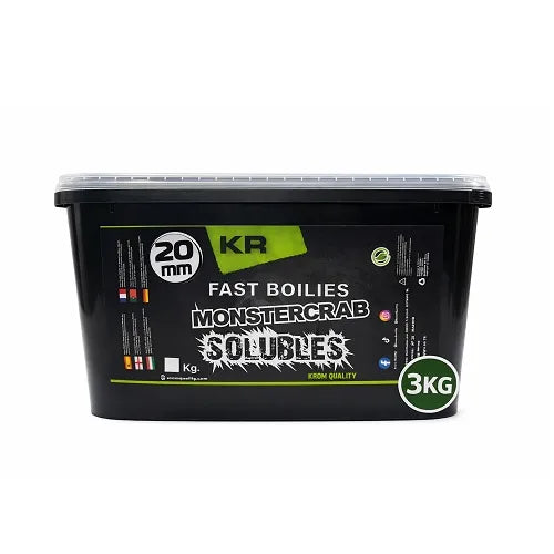 Boilies Solubles Krom Quality KR600 Monster Crab 20 mm 3KG