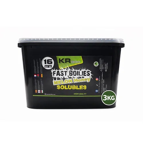 Boilies Krom Quality KR800 Melon Honey 16 mm 3KG