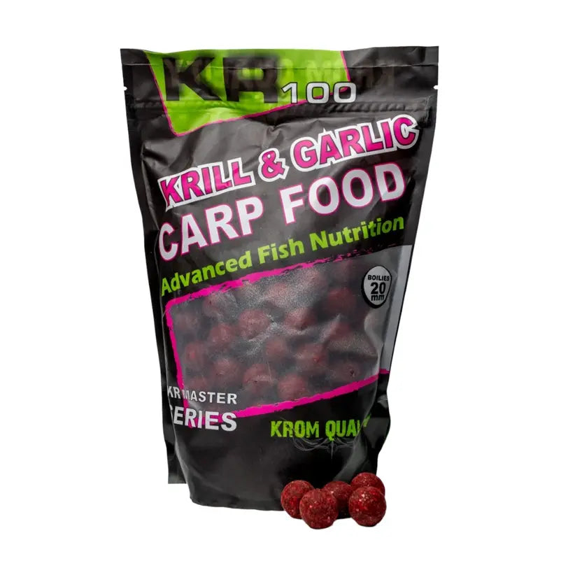 Boilies Krom Quality KR100 Krill & Garlic 20 mm 800G