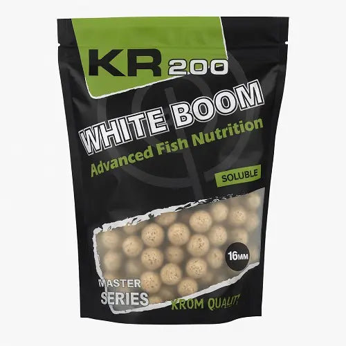 Boilies Solubles Krom Quality KR200 White Boom 12 mm 800G