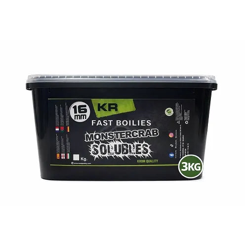 Boilies Solubles Krom Quality KR600 Monster Crab 16 mm 3KG