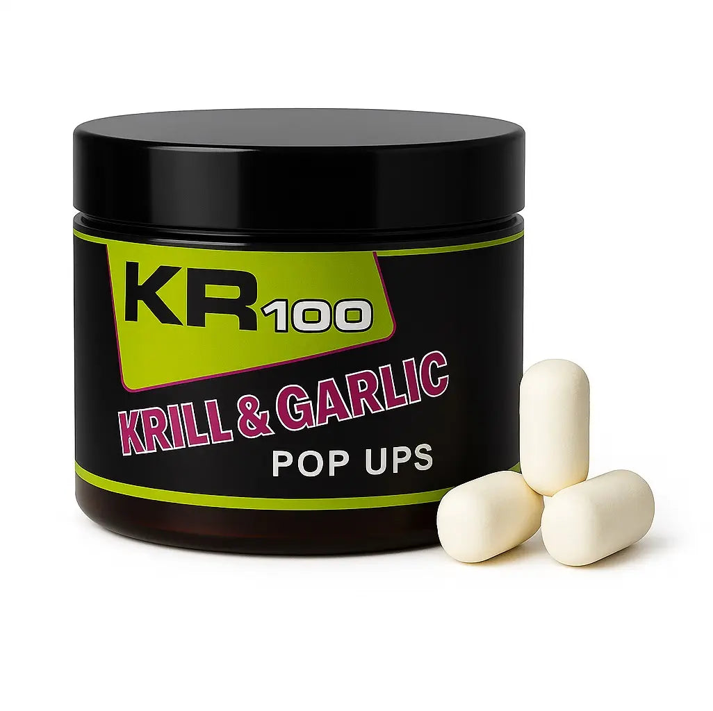 Dumbells Pop Ups Krom Quality KR100 White Krill & Garlic
