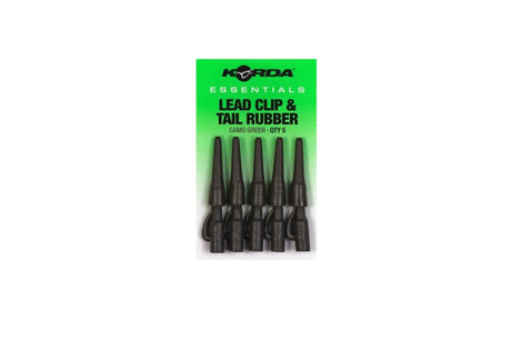 Lead Clip Tail Rubbers Korda Essentials - Tienda Carpfishing