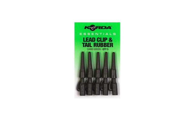 Lead Clip Tail Rubbers Korda Essentials - Tienda Carpfishing