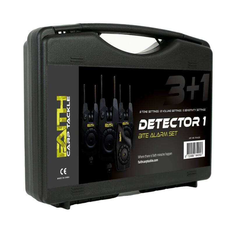 Maletín de Alarmas 3+1 Faith Detector 1 - Tienda Carpfishing
