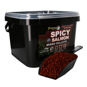 Mix de pellet Starbaits Spicy Salmon 2 Kg - Tienda Carpfishing