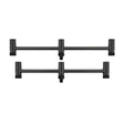 Pack 2 Buzz bars ajustables Fox Black Label Carbon 3 cañas 22 - 25 cm - Tienda Carpfishing