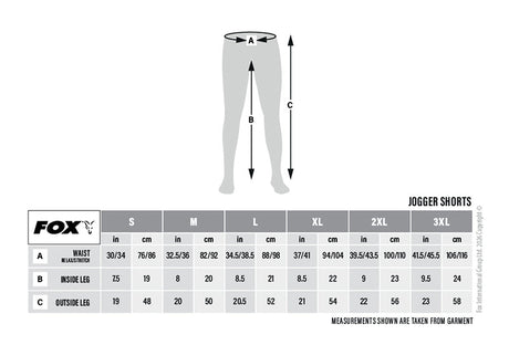 Pantalón corto Fox Collection Jogger Negro - Tienda Carpfishing